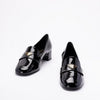 Prada Triangle Logo Patent Leather Moccasins 152202941 [P]