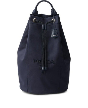 PRADA 2005キャンバスドローストリングダッフルバッグ 152203063