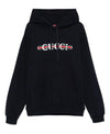 GUCCI プリントコットンジャージフードスウェットシャツ 788771 XJG59 4735 152203422 [P]
