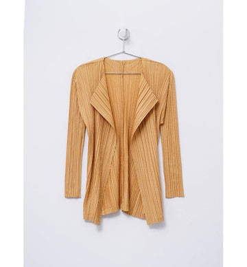 PLEATS PLEASE ISSEY MIYAKE Falten Öffnen Cardigan PP48 JO283 31 152203621
