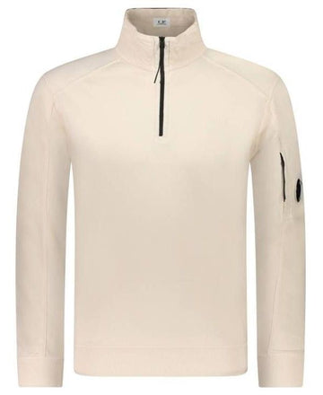 CP COMPANY Leichte Fleece-Haus Sweatshirt Halbzipper 16CMSS035A 002246G 402 152203805