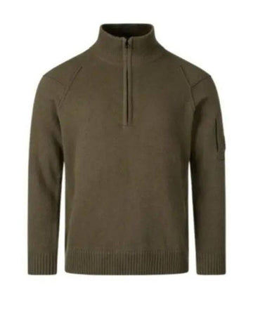 CP COMPANY Lambswool Polo-Kragen Strickpullover 152204117