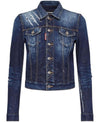 DSQUARED2 Dunkel CB gewaschen klassisches Denim Arbeitsjacke S75AM1093 S30342 470 152204445 [P]