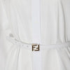 FENDI Weiße Popeline Kleider FDD008 ARU3 F1F3H 152204509 [P]