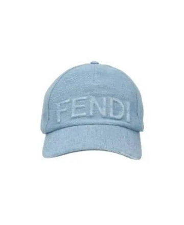 FENDI Denim Baseball Cap Logo 152204519