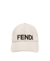 Fendi Beige Canvas Baseball Cap 152204575 [P]