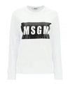 MSGM Box Logo Cotton Sweatshirt 152204662 [P]