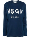 MSGM Brushed Logo Long Sleeve T-Shirt 152204759 [P]