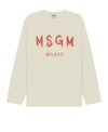 MSGM Logo Long Sleeve T-Shirt 152204849 [P]