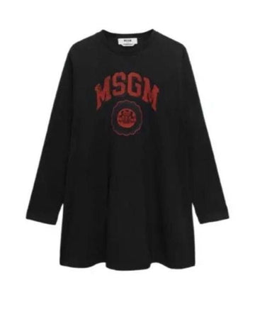 MSGM ロゴプリント長袖Tシャツ 3741MDA78 247798 99 152204862