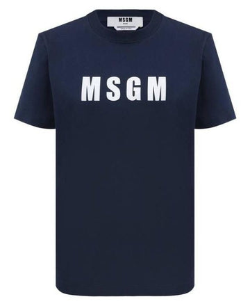 MSGM Logo-Druck T-Shirt 152204944