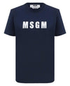 MSGM Logo Print Short Sleeve T-Shirt 152204944 [P]