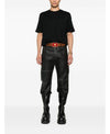 MSGM Black Logo Embroidered T-Shirt 25FW 152204988 [P]