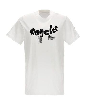 Moncler Logo Printing Short Sleeve T-Shirt 8C00013 8390T 00A 152205014