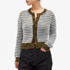 Maison Margiela Striped Wool Cardigan 152206136 [P]