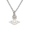 VIVIENNE WESTWOOD パールネックレス シルバー 152206653 [P]