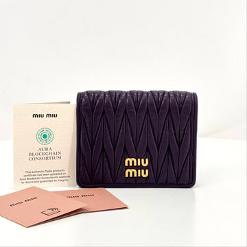 MIU MIU Damen Geldbörse mit Matelassé-Design (5MV204) 152208801