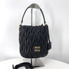 Miu Miu Bucket Bag Shoulder Bag Black (5BE084) 152208825 [P]