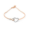 SWAROVSKI ハイパーボラ ハート インフィニティ バングル ミディアム ブレスレット 5518869 144731841 [P]