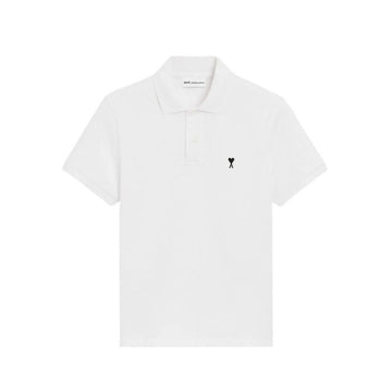 AMI Small Heart Collar T-Shirt HPL411 760 100 152226307