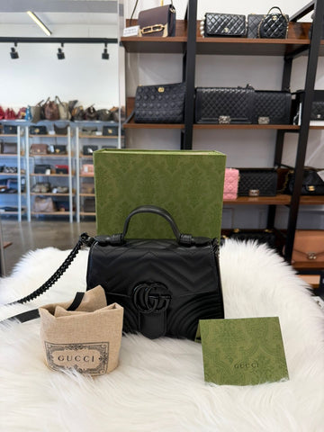Gucci GG Marmont Top Handle Bag Mini Condition S 702563 150950205