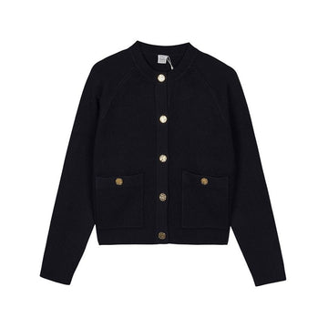 TOTEME Hammered Button Cardigan für Frauen 001 FW25 152233308
