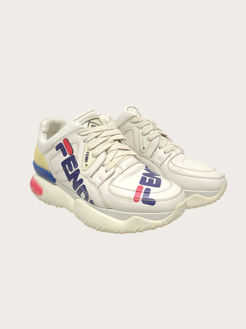 FENDI X Filia Logo Mania Ugly Sneakers 152233321