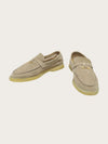 Loro Piana Summerwalk Charms Beige Loafers 152241052 [P]