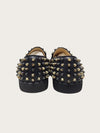 Christian Louboutin Black Multi-Stud Rollerboat Slip-On 152242209 [P]