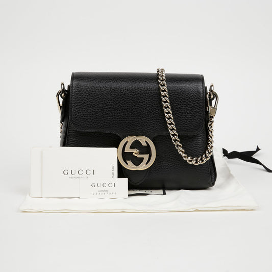 Gucci Interlocking Chain Shoulder Crossbody Bag 607720 152105726 [P]