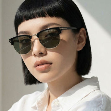 TOM FORD Sonnenbrille TF248 05N Luxus Klassisch Halbrahmen Herren Damen Mode 73938719