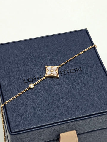 LOUIS VUITTON Blossom BB 18K 1P Diamant Stern Armband 24 Jahre Q95538 152243685