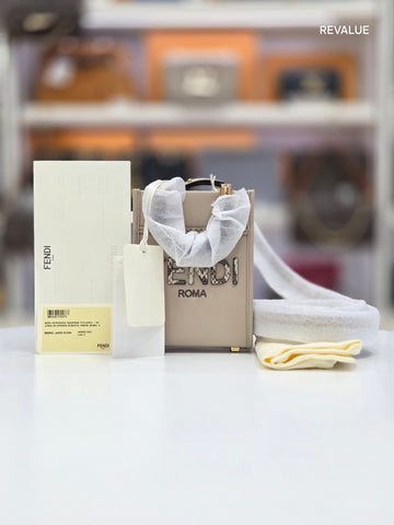 FENDI Sunshine Shopper Mini Tote Schultertasche Neu 8bs051 152244869