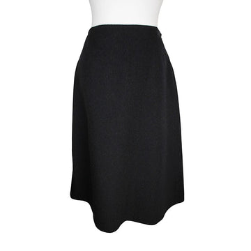 HERMES Schwarzer Kamelfaser-Mischrock 36 152299092