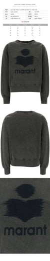 Isabel Marant Fleece Sweatshirt Charcoal 152303351 [P]