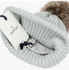MONCLER Pompom Kinder Beanie mit Logo-Patch (für Erwachsene tragbar) 152195127 [P]