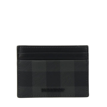 Burberry Metal Logo Check Card Holder 153505885