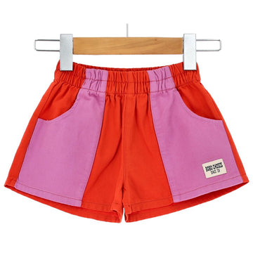 BOBO CHOSES カラー ブロック ウーブン ショート パンツ 152310084