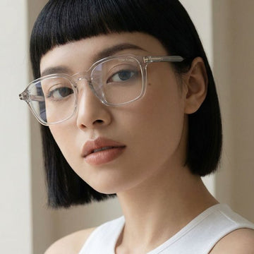 Tom Ford Eyeglass Frame TF6101 DB 020 Transparent Horn Frame Blue Light Blocking Fashion Glasses 149978233