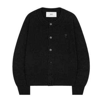 AMI ハートロゴウールカーディガン 152314372
