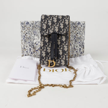 Dior S5641CTZQ Saddle Vertical Pouch Crossbody Bag 152107177