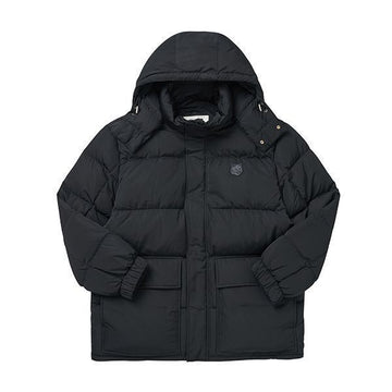 Maison Kitsune Padded Bold Fox Head Patch Nylon Hooded Puffer 67168579