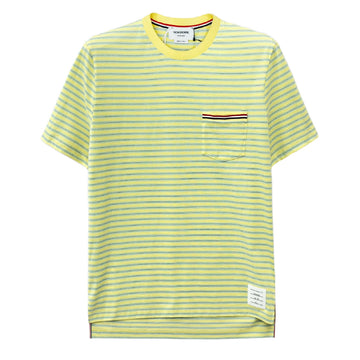 THOM BROWNE ストライプ半袖Tシャツ 152362728