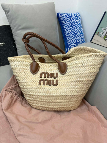 Miu Miu Palmetto Tote Bag 152362738