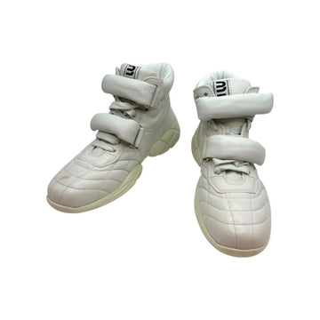 Miu Miu Nappa Velcro High-Top Women's Sneakers 39 152378277