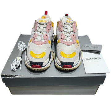 BALENCIAGA Palladium Multi Triple S Sneakers Weiß Gelb Rot 524038 152389477