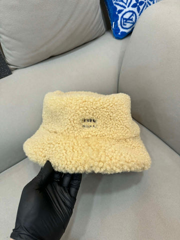 Miu Miu Shearling Bucket Hat 152428672