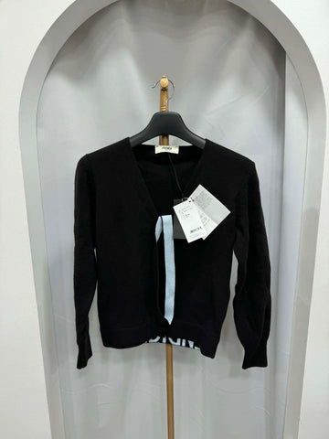 Fendi New Cut-Out Cardigan Size 38 152428766
