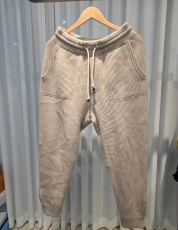 Brunello Cucinelli Cashmere Jogger Pants Beige 152430878