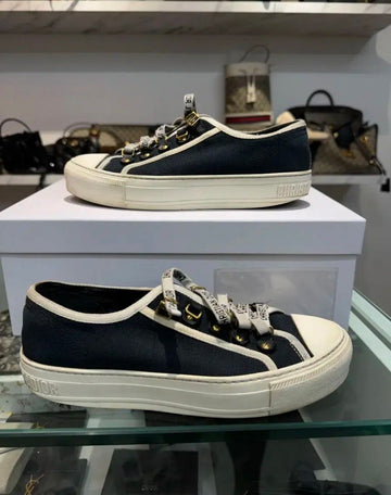 DIOR (W) 36 Sneakers aus Canvas Schwarz 152447978